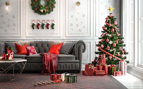 Raffinato Albero Di Natale Elegante.Come Arredare Casa A Natale In Modo Elegante Donnad