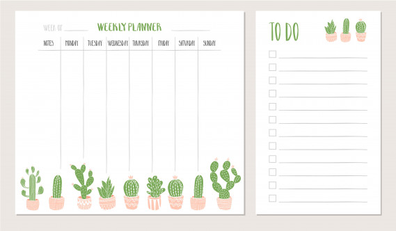 Planner Settimanale Da Stampare Gratis 9 Modelli Per Organizzarsi Donnad