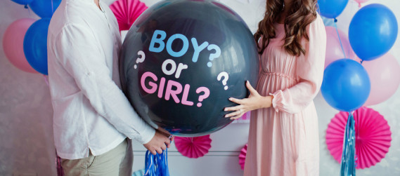 Gender Reveal Party Decorazione, Baby Gender Reveal Party Decorazione Set,  Girl Or Boy Ballon Insieme a