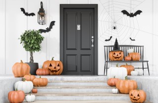 decorazioni halloween fai da te esterno, decorazioni halloween fai da te 