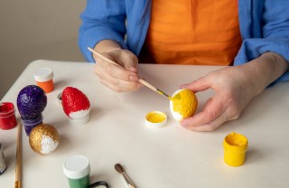 personalizzare uova polistirolo