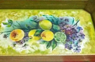 Come riciclare le cassette della frutta con il decoupage per creare un quadro