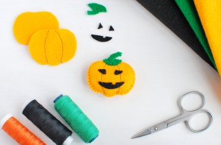 Modelli per decorazioni Halloween in feltro, 7 disegni gratis da non perdere