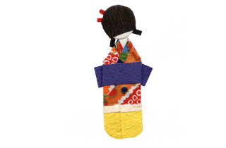 Segnalibro fai da te: la geisha di carta