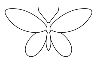 Come disegnare una farfalla per bambini in semplici passaggi