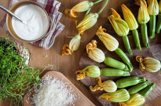 Come cucinare i fiori di zucca light