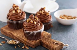 I cupcakes al cioccolato con la ricetta originale americana