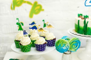 Cupcake a tema dinosauri: idee di compleanno bambini