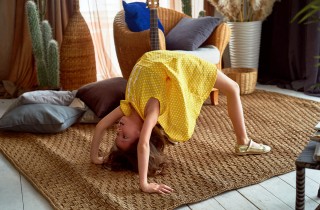 Aerobica e stretching da fare a casa con i bambini