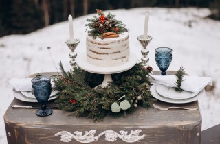 Torte matrimonio inverno: 8 decorazioni ispirate alla stagione