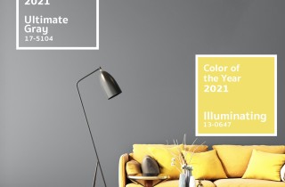 Pantone colore 2021: come arredare casa in grigio e giallo