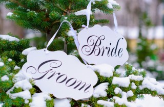 Matrimonio invernale: decorazione fai da te semplice e d’effetto