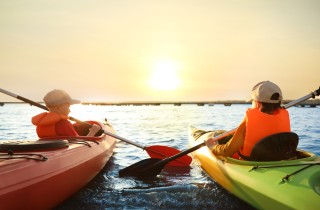 Kayak per bambini: consigli e regole per iniziare