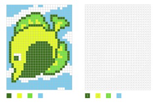Pixel art pesci: 11 disegni gratis per il tempo libero