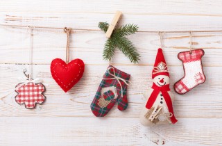 Decorazioni di Natale fai da te di stoffa: tutorial e idee