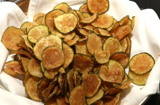 Ricetta delle chips di zucchine al forno