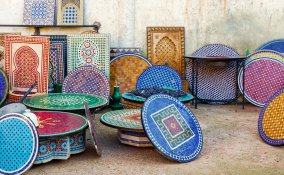 mosaico tavolino tesserine ceramica piastrelle