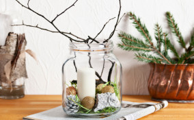composizioni natalizie vasi vetro, composizioni natale vasi vetro, decorazioni natalizie vetro