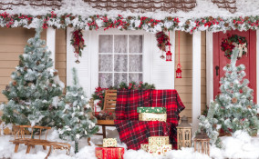 decorazioni natalizie esterno, luminarie, addobbi