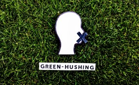 Greenhushing