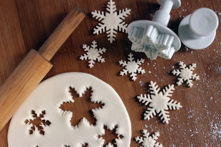 Fiocchi di neve in pasta di zucchero: come farli