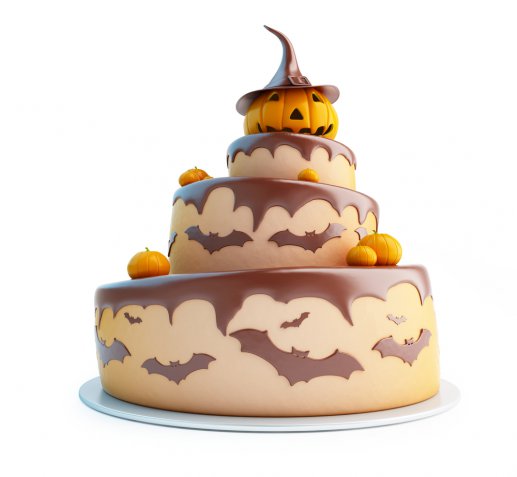 Torta di Halloween, 7 composizioni in pasta di zucchero per un cake design da paura
