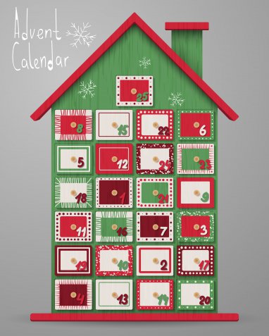 Calendario Avvento fai da te per i bambini, 7 decorazioni originali con carta e cartoncino