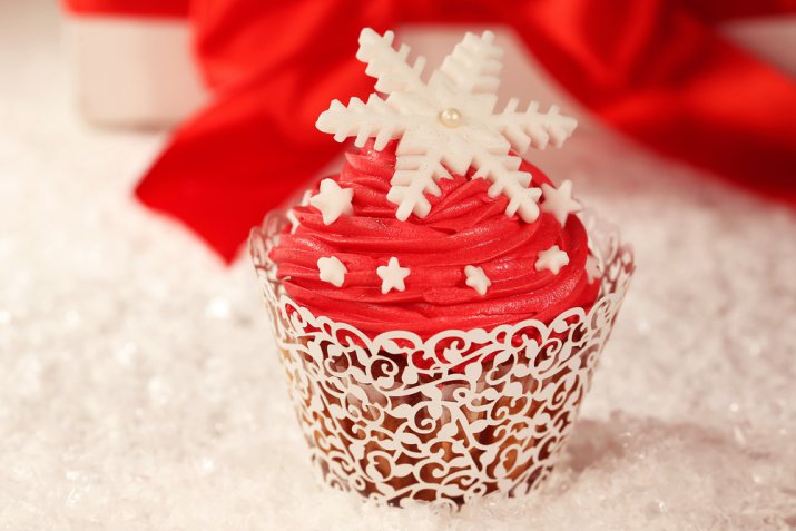 Cupcake di Natale, le 7 decorazioni in pasta di zucchero più sfiziose