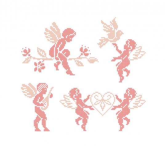 Schemi punto croce sull'amore, 9 disegni per i regali di San Valentino