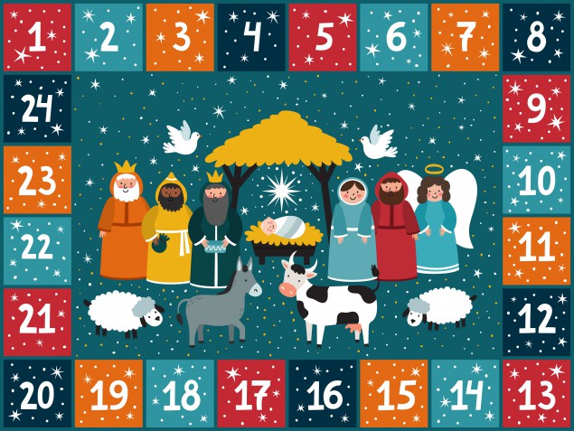 Calendario dell'Avvento da stampare, 5 immagini gratis che ti fanno sentire il Natale