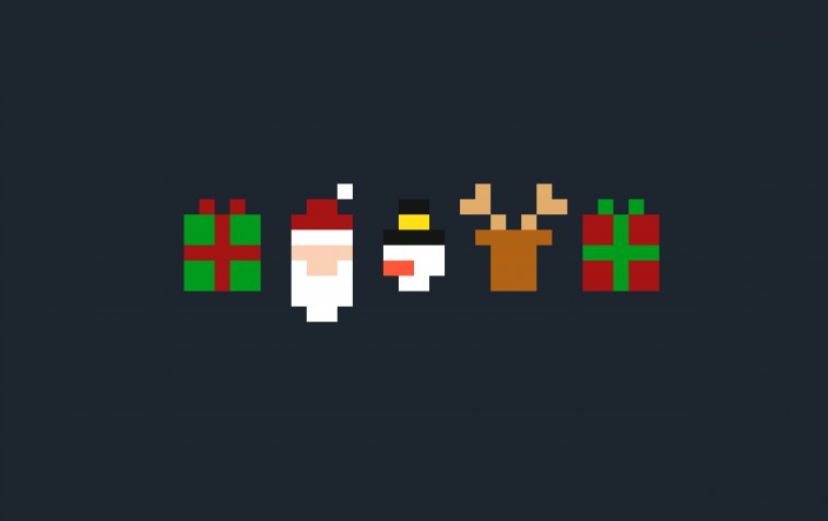 Pixel art di Natale: le immagini per lavoretti e decorazioni