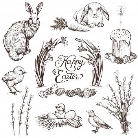 Albero di Pasqua: 11 disegni gratis per le decorazioni fai da te