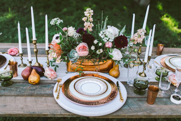 Centrotavola di matrimonio con fiori e candele: 10 idee bellissime
