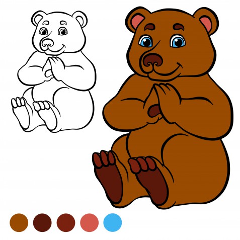 Disegni facili per bambini: gli animali da colorare