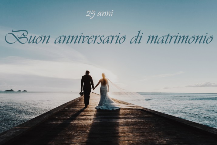 Immagini anniversario 25 anni matrimonio: le più belle per gli auguri delle nozze d'argento