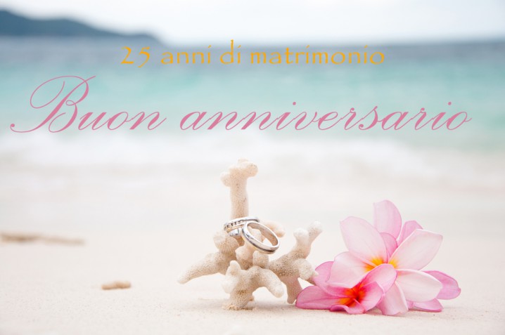 Immagini anniversario 25 anni matrimonio: le più belle per gli auguri delle nozze d'argento