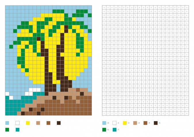 Pixel art estate: 15 disegni gratis per le idee creative della bella stagione