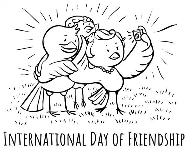 Giornata mondiale dell'amicizia 2019: 7 disegni da colorare per i bambini