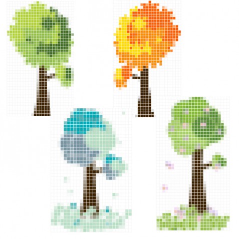 Pixel art autunno: 11 immagini da scaricare gratis