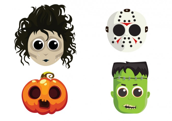 Maschere Halloween da stampare: 11 immagini gratis imperdibili