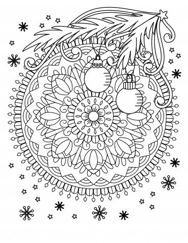 Disegni Di Natale Mandala.7 Mandala Natalizi Che Vorrai Colorare Subito Donnad