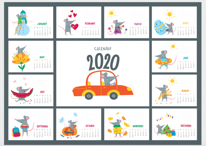 Calendario 2020 da stampare: 5 soluzioni gratis