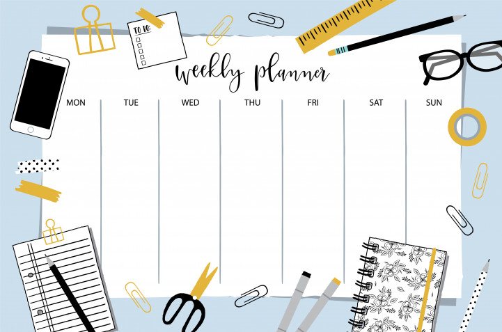 Planner Settimanale Da Stampare Gratis 9 Modelli Per Organizzarsi Donnad