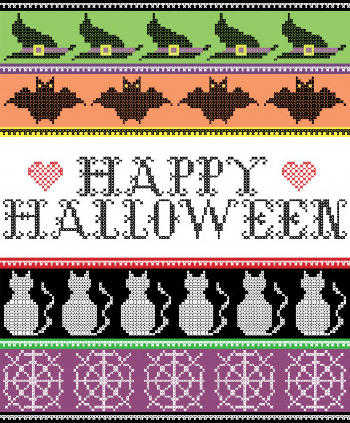 Punto croce Halloween: 7 schemi gratis da paura