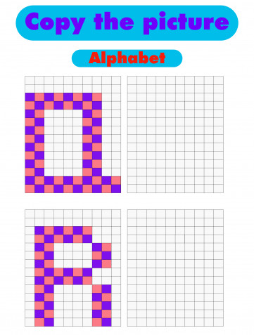 Pixel art lettere: gli schemi da scaricare gratis