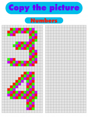 Pixel art numeri: gli schemi da scaricare gratis