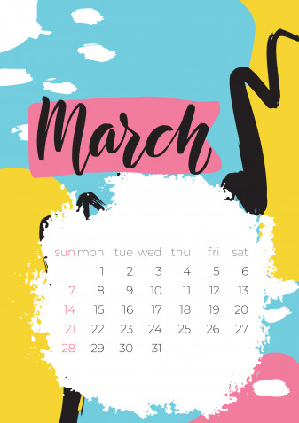Calendario marzo 2021 da stampare: 11 modelli gratis