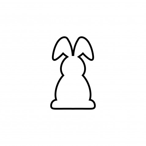 Coniglietti pasquali in pannolenci: cartamodello e tutorial facile