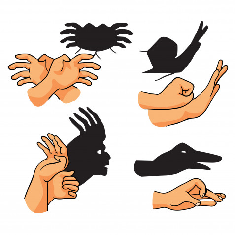Come fare le ombre cinesi con le mani: le immagini per realizzarle