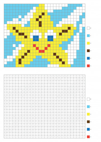 Pixel art festa della mamma: 7 schemi gratis